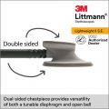 3M™Littmann® Lightweight II S.E. Stethoscope, Black Tube 2450
