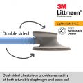 3M™ Littmann® Lightweight II S.E. Stethoscope, Ceil Blue Tube 2454