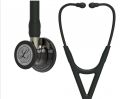 3M™ Littmann® Cardiology IV™ Diagnostic Stethoscope, High Polish Smoke-Finish Chestpiece, Black Tube, Champagne Stem and Black Headset, 27 inch, 6204