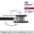 3M™ Littmann® Classic III Stethoscope, Black Tube, 27 inch, 5620