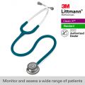 3M™ Littmann® Classic III Stethoscope, Caribbean Blue Tube, 27 inch, 5623