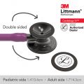 3M™ Littmann® Cardiology IV Stethoscope, Plum Tube, Smoke-Finish Chestpiece, Stem and Headset, Special Edition, 27 Inch, 6166