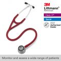 3M™ Littmann® Cardiology IV Stethoscope, Burgundy Tube, Mirror-Finish Chestpiece and Stem, Special Edition, 27 Inch, 6170