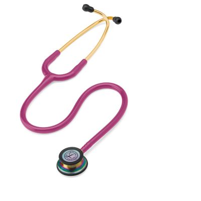 3M™ Littmann® Classic III Stethoscope, Rainbow-Finish, Raspberry Tube, 5806