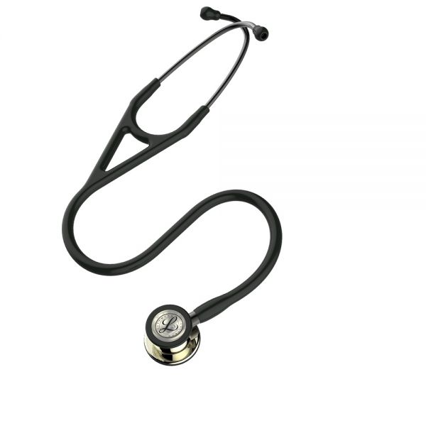 3M™ Littmann® Cardiology IV™ Stethoscope, Champagne-Finish Chestpiece, Black Tube, 27 inch, 6179