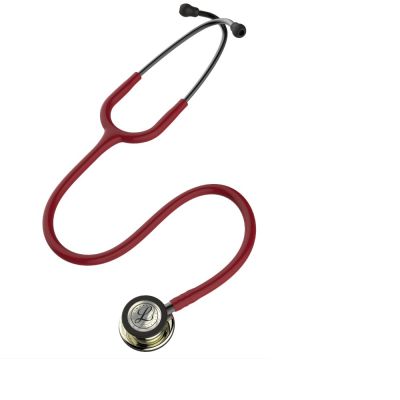3M™ Littmann® Classic III™ Stethoscope, Champagne Chestpiece, Burgundy Tube, 27 inch, 5864
