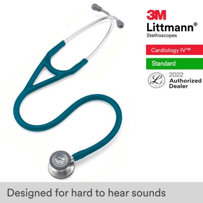 3M™ Littmann® Cardiology IV Stethoscope, Caribbean Blue Tube, 27 inch, 6157